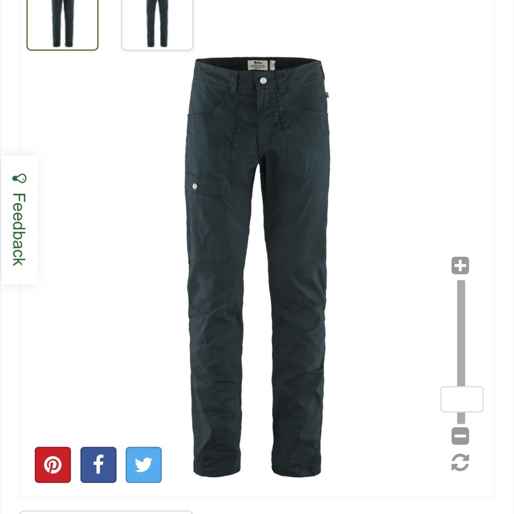 Fjallraven - Men’s G1000 grey pants